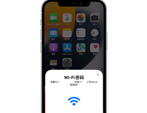 宁晋苹果15维修店分享iPhone15如何共享Wi-Fi密码 