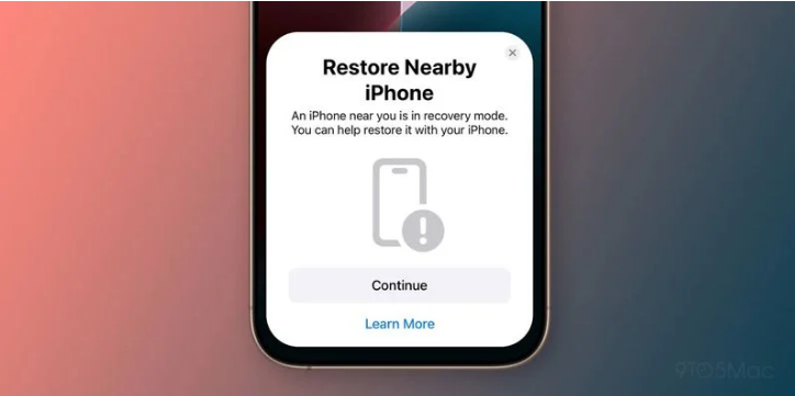 宁晋苹果手机维修分享iOS 18无线恢复功能可用另一部iPhone恢复变砖的iPhone 16 